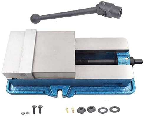 marddpair Bench Clamp Vise 3 Inch Accuracy Mill Vise without Base Fit for Milling Shaping and Drilling Machines