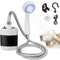 Editbar Campingdusche mit Pumpe,Tragbare Campingdusche mit Akku 2400mAh,Outdoor Camping Dusche warmwasser,Mobile Shower mit Akku mit Duschkopf und Schlauch, für Camping Reisen Garten Autowaschen
