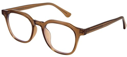 Dollger Blue Light Blocking Glasses For Woman Men Thick-Framed Square Non-Prescription, For Computer,Gaming, Phone Use