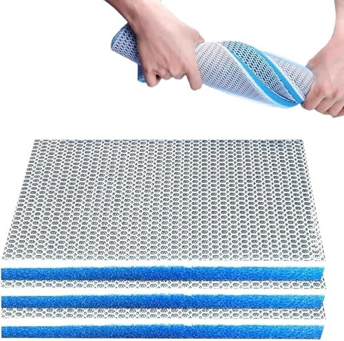 HENGBIRD 2pcs 8D Filterwatte Aquarium,Teichfilter Schwämme30 x 20 cm,Filterschwamm Aquarium,Filterschwamm Teichfilter,Aquarium Filterschwamm,Wiederverwendet Zur Wasserreinigung Verwendet Werden