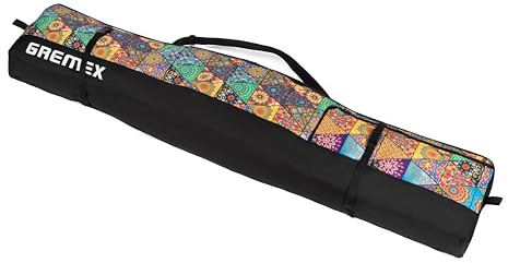GREMEX Sacca per Snowboard 170 cm - Protettiva e Resistente, Leggera e Impermeabile - Sacca Snowboard Custodia Compatta ed Ergonomica per Attività Outdoor Confortevoli e Piacevoli
