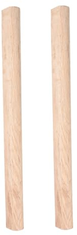 LIFKOME Poignée De Hache en Bois Naturel 40 Cm Remplaçant Manche Robuste pour Outil De Travail du Bois Accessoires Jardinage Lot De 2 Pièces Usage Polyvalent Longue Durée