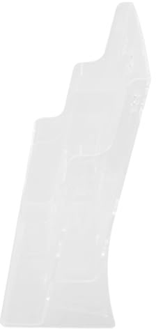 NIYANGLE Présentoir Acrylique Transparent Résistant à Usure Organiseur de Bureau Compact pour Dossiers et Brochures Support Mural Table pour Documents et Prospectus