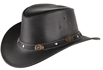 Scippis Elreno Läderhatt - S (54-55 cm) svart