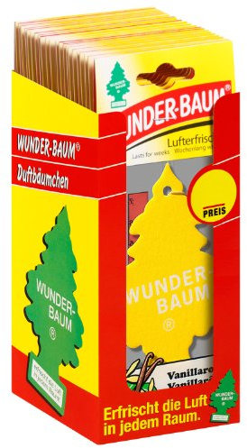 WUNDER-BAUM 134205/24 Lufterfrischer 24-er Box Vanillaroma