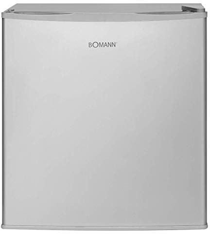 Bomann KB 340.1 Kühlbox, Mini Kühlschrank Getränkekühlschrank, Tisch Kühlschrank, 45 Liter, leise, 99 kWh, klein und kompakt ideal für Camping, Garten, Outdoor und Gaming, Edelstahl