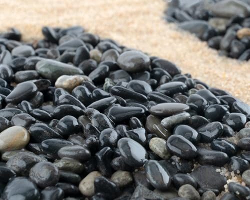 NatureHolic Naturkies River | Zierkies für Aquarien | Natürliche Deko Kieselsteine | Körnung 5-8 mm | 8 kg