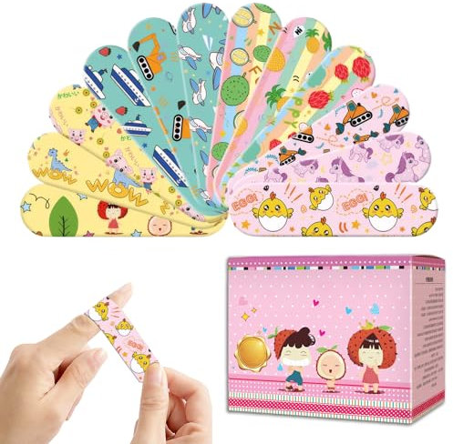 Pansements Enfants Colorés et Imperméables – Pansement Waterproof Faciles à Utiliser, Idéales pour le Sport et l'Activité Physique