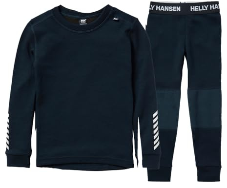 Helly-Hansen Lifa Merino - Conjunto de capa base unisex cálida y transpirable, ropa interior térmica para aventuras al aire libre, azul marino, (598 Navy), 2
