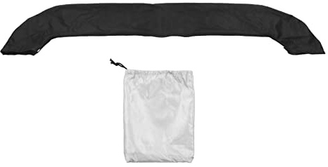 Cubierta de Repuesto Superior Bimini con Bolsa de Almacenamiento, Tela Oxford Plegable de Grado Marino, Resistente a la Lluvia, toldo para Barco, para pontones, Barcos, Kayaks,