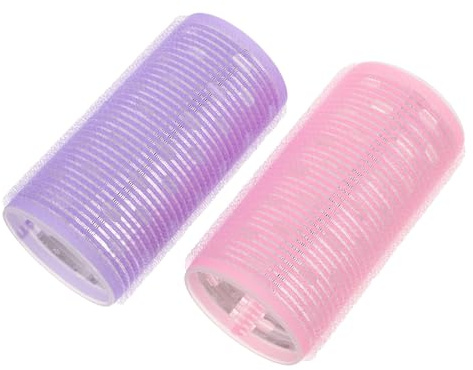 Angoily 2 Rizadores de Pelo para Mujer Núcleo de Aluminio Grande y Efecto Voluminizador, Estilo Coreano, Material Plástico, Ideales para Uso en Casa y Ocasiones Obsequios
