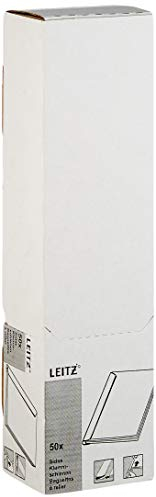 Leitz 21783 Klemmschiene bis 60 Blatt, 50 Stück, transparent
