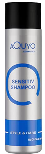 Style & Care Sensitive Shampoo für trockene, empfindliche und juckende Kopfhaut (250ml) | Mildes Shampoo für trockene und fettige Haare | Haar und Kopfhautpflege | ohne Silikon, Salz und Parabene