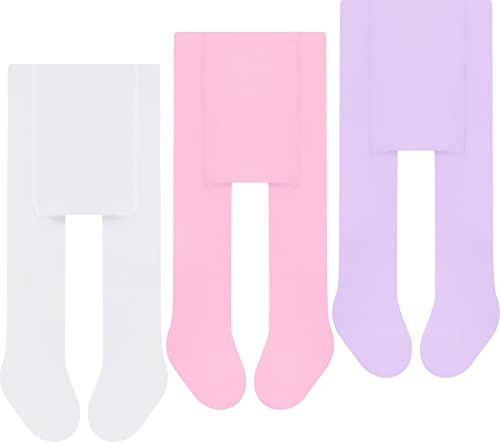L&K-II 3-pack babystrumpbyxor strumpbyxor för baby flickor och pojkar stickade strumpbyxor flerfärgad 2766, 2760A-3, 74-80