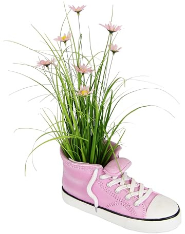 Konstgjord gräsbuske med prästkragar, sneakers, blommor, gräs, midja, stående gräs, gräsnål, konstgjord växt, dekorativt gräs, konstgräs, växt, prydnadsgräs, gräsbussla, dekoration, gräsorrangemang,