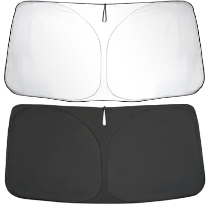 SKTU Parasol para Coche Compatible con Mercεdεs GLC X253 SUV 2016-2022 Parasoles Coche Delantero Plegable con Protección UV