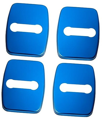 GALPADA 4piezas Coche Hebilla Cerradura Puerta Acero Inoxidable Protección Diseño Profesional