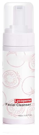 La schiuma detergente al licopene non pulisce efficacemente lo sporco e le impurità, ma aiuta anche a contrastare i danni causati da 150 ml QHa707 (White, 16.8x4.7CM)