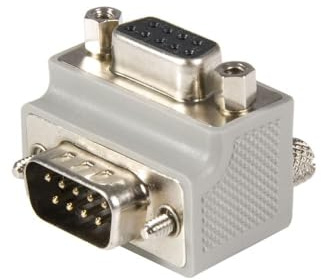StarTech.com DB9 auf Seriell DB9 Kabel Adapter Typ 2 rechts gewinkelt - St/Bu - DB9 Koppler