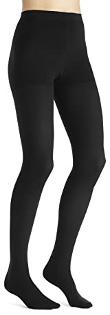 JOBST 115223 BSN Medical Opaque Compression Pantyhose, Waist High, 15-20mmHg, Closed Toe, X-Large, Classic Black