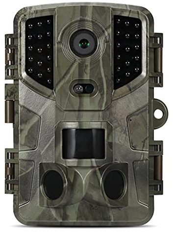 icefox Wildkamera 20MP 1080P Full HD Wildkamera mit Bewegungsmelder Nachtsicht IP66 Wasserdichter für die Überwachung von Wildtieren