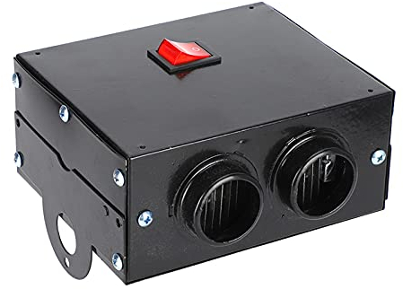 Riscaldatore portatile per auto 12V 600W con sbrinatore per riscaldamento rapido - ideale per parabrezza e disappannamento