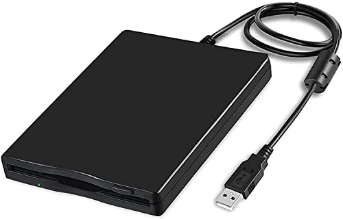 ZHTH Disquetera Externa Disquetera Disquete USB 3.5 pulgadas Disquetera USB 1.44 MB FDD Disquetera Portátil Adecuado para PC Windows 2000/7/8, Plug and Play