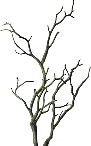 BESPORTBLE Nativity Decor 3pcs Artificial Antler Dried Tree Branches Witch Antler Dried Tree Twig Stems for Vase DIY Crafts Wedding Party Home Decoration Green Artificial Plants