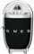 Smeg, Spremiagrumi Elettrico CJF11BLEU, Spremitura a Pressione Manuale, Beccuccio Antigoccia e Cono Universale, Base Antiscivolo, Avvolgicavo Integrato, 70W, Nero