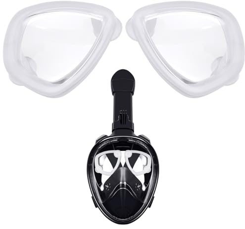 Lente Correttiva per Maschera Subacquea, Lenti Miopia per Maschera Snorkeling, Adatto a Tutti i Modelli Maschera da Snorkeling Integrale, per Miopia | Lente Singola Sinistra -4,0