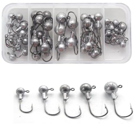 HOUSON 45 pieces fishing hook set, carbon steel Hook for rubber fish, sharp fishing hooks,carp fishing hooks