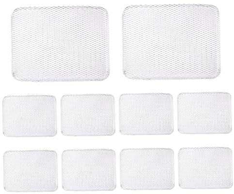 Ngbbby 10PCS Disposable Grill Grates, 15x12 Inch Non-stick Aluminum Grill Mesh for Outdoor Camping Barbeque Picnics, Disposable Grates
