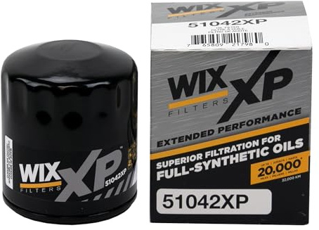 WIX 51042XP WIX XP Oil Filter Replacement, Built for Synthetic Oil - Compatible With Various GM Cars Trucks (75-76) (96-12) - Various Light Duty applications - Chevrolet, Buick, Cadillac (75-12)