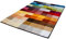 Kleine Wolke Cubetto Badteppich, Polyacryl, Mehrfarbig, 85 x 145 cm