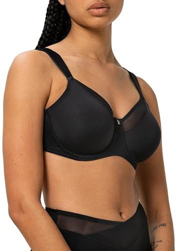 Triumph Damen Minimizer-BH True Shape Sensation W01, mit Bügel, ohne Polsterung, Verstellbare Träger, 70D, Schwarz