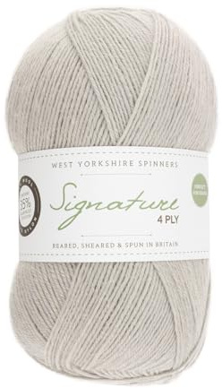 West Yorkshire Spinners Signature 4 Ply Florist Collection 129 Dusty Miller