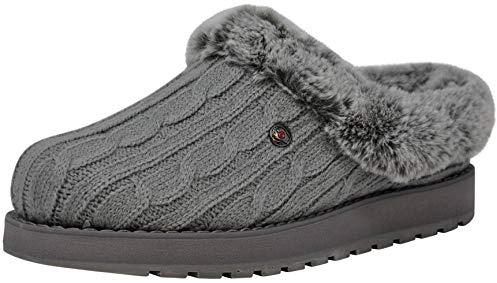Skechers Ice Angel Slipper, dam, Grå, 37.5 EU