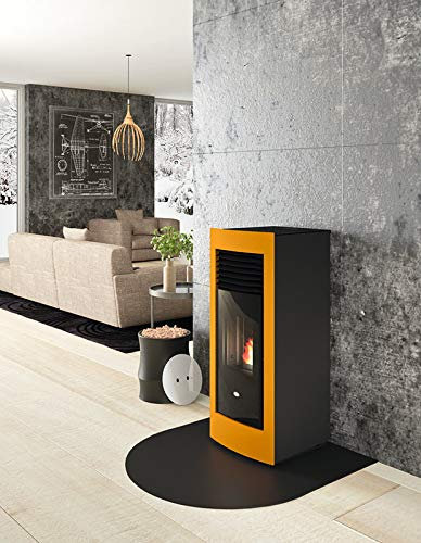 EVA CALOR - STUFA TERMOSTUFA A PELLET EVA CALOR HYDRO VENERE CREMA 17 KW - 31455