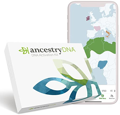 AncestryDNA: Prueba genética de origen étnico, estimación de origen étnico, kit de prueba de AncestryDNA