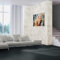 SchönesWohnen Teppichboden Antares Auslegware schwarz anthrazit 500x150cm