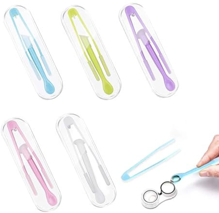 5 lenti a contatto con lenti morbide, lenti a contatto, aspiratori per lenti a contatto, lenti morbide, pinzette per lenti a contatto, lenti morbide, accessori per lenti a contatto