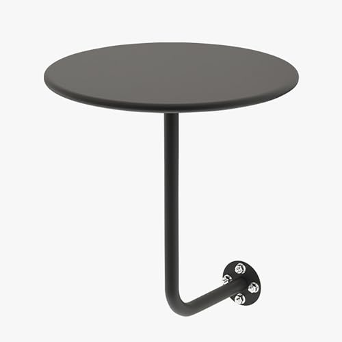 Väggmonterade Kaffebord, Litet Rundbord, Väggbord, Väggbord, Flera Färger(Black)