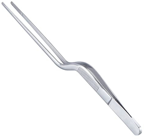 NIHENHAO Pince en Acier Inoxydable pour Pince culinaire Cuisson et Dressage des Aliments par Un Travail soigné Confortable et Ergonomique