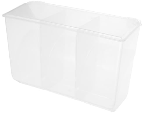 HOODANCOS Sift-proof Plastic Bird Feeder Bowl for Parrots and Cockatiels Hanging Bird Food Holder Reducing Strain on Neck and Joints and Breeding Boxes