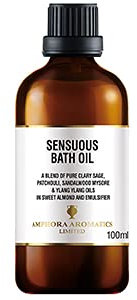 Amphora Aromatics Sensuous Bath Oil 100ml - Glass