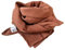 Glückspilz I Musselin Tuch Damen | Musselin Schal Damen | 130 x 130 cm | Schals & Tücher für Damen | Baumwolle | Musselintuch | XXL | Cognac
