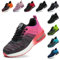 Baofular Scarpe Antinfortunistiche Uomo Donna Leggere Scarpe da Lavoro Comode Scarpe Sicurezza Antiscivolo Traspiranti Rosa 35 EU 225