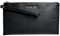 Michael Kors Jet Set Reise-Armband aus genarbtem Leder, groß, mit Reißverschluss oben, Schwarz, Schwarz
