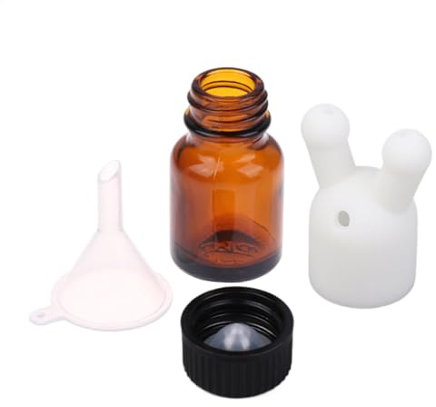 Bouchon de bouteille d'aromathérapie, bouchon d'inhalateur à double trou, inhalateur nasal étanche, facile à utiliser et à entretenir, rechargeable et respectueux de l'environnement, 4,7 cm, pour un
