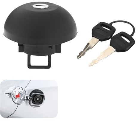 Bouchon de réservoir essence diesel avec 2 clés pour Master II, Clio, Kangoo, Trafic, Compatible 1998-2010, Installation Facile, Haute Sécurité